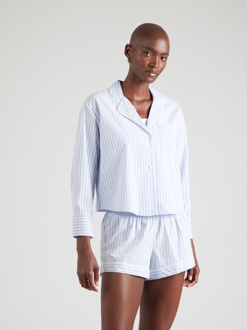 Hunkemöller Pajama Shirt in Blue