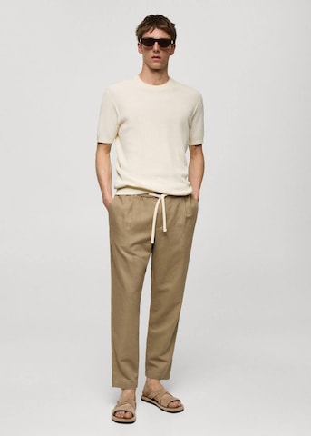 Effilé Pantalon 'Romelino' MANGO MAN en vert