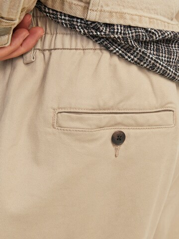 JACK & JONES Loosefit Laskoshousut 'Karl Lawrence' värissä beige