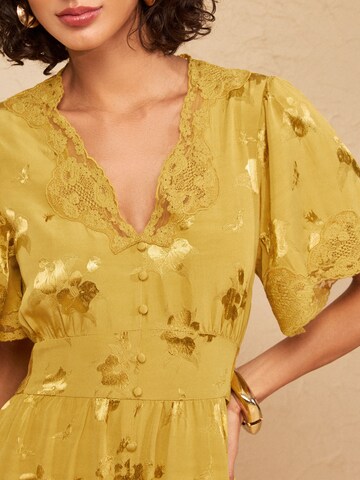 love & roses - Vestido de verano en amarillo