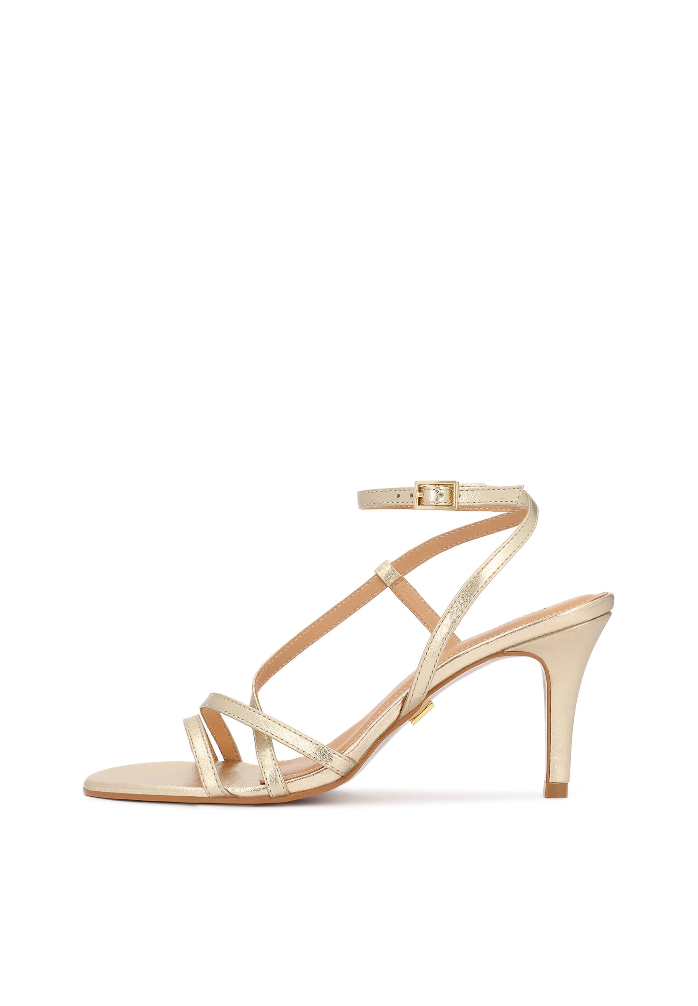 Kazar Sandały z rzemykami w kolorze złoty: przód