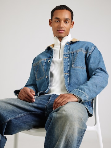ARMEDANGELS Between-season jacket 'AASHTON' in Blue: front