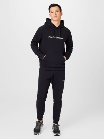 PEAK PERFORMANCE Athletic Sweatshirt in Black