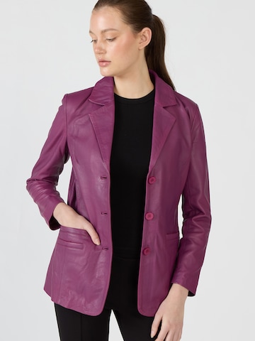 JCC Lederblazer in Pink