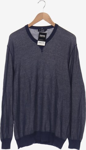 Hackett London Sweater & Cardigan in XL in Blue: front