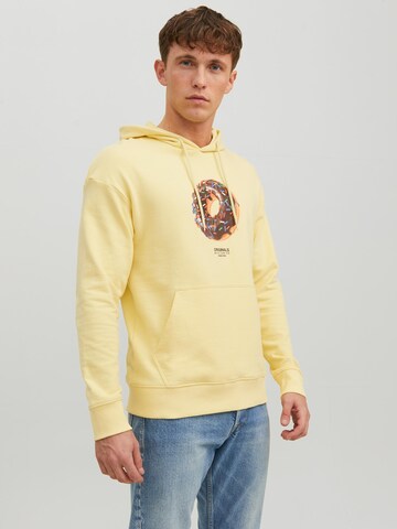 JACK & JONES Sweatshirt 'Dimensional' in Yellow: front
