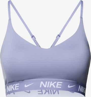 NIKE Sport bh 'INDY' in Lila: voorkant