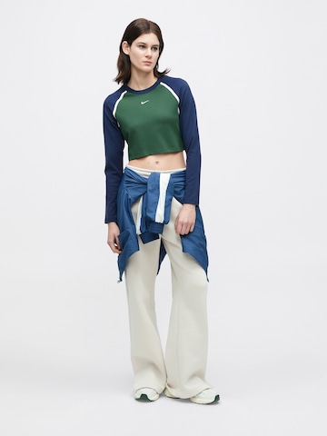 Nike Sportswear Wide leg Παντελόνι 'PHNX FLC' σε καφέ