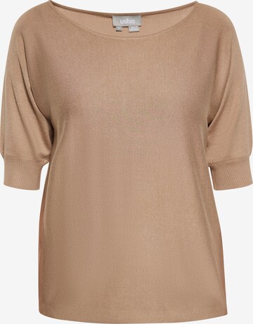 Usha Trui in Beige: voorkant