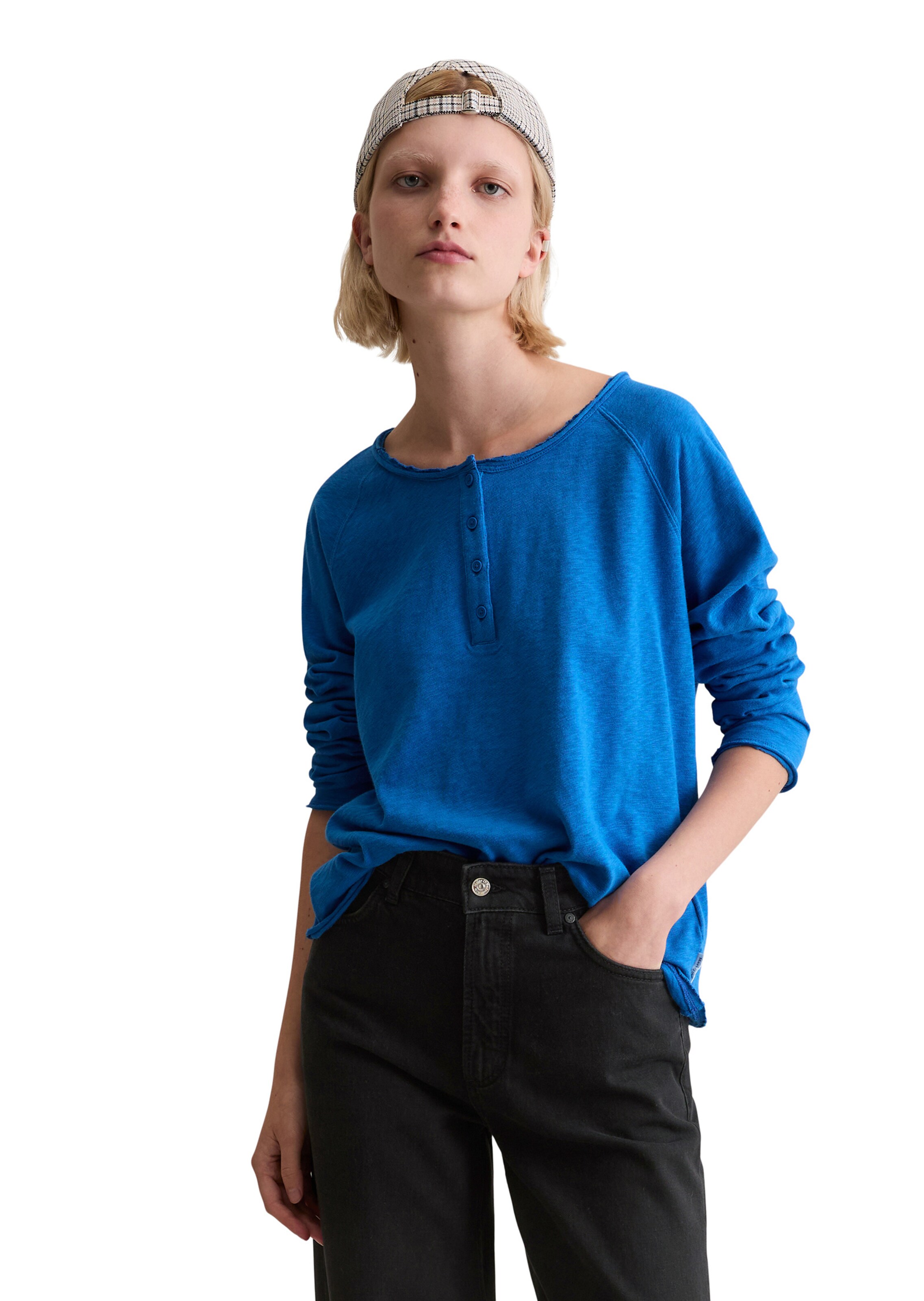 Marc O'Polo DENIM Shirt in Blauw: voorkant