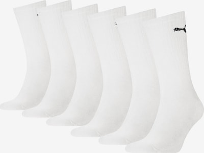 PUMA Chaussettes de sport en noir / blanc, Vue avec produit