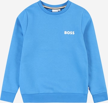 BOSS Kidswear Sweatshirt in Blue: front