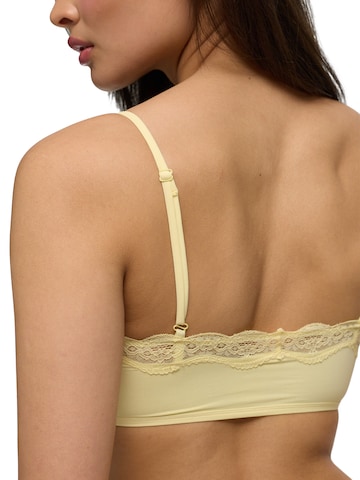 cfab (formerly creamy fabrics) Bustier BH 'Lace Bralette' in Geel