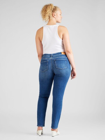 ONLY Carmakoma Slimfit Jeans 'Eva' in Blauw