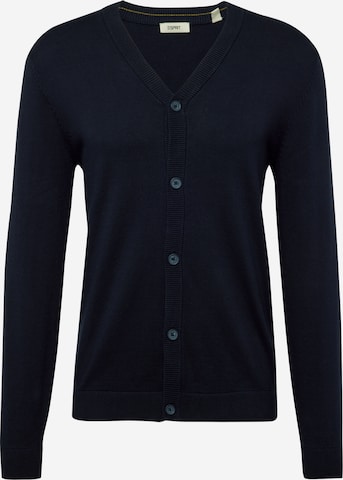 ESPRIT Knit Cardigan in Blue: front