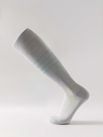 Millo Knee High Socks 'Wide Comfort' in Grey