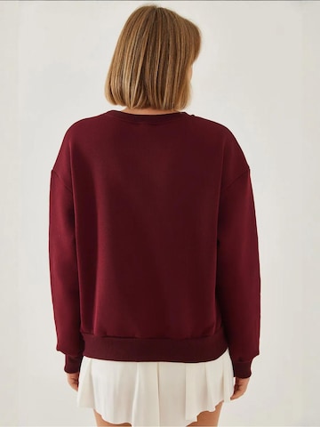 Bianco Lucci - Sweatshirt 'Sweatshirts' em vermelho