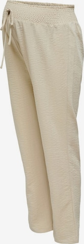 Only Maternity Regular Pants 'Mama' in Beige