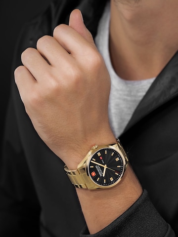 SWISS MILITARY HANOWA Uhr 'Military Hanowa' in Gold