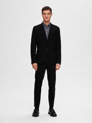 SELECTED HOMME Slim fit Suit Jacket 'Delon' in Black