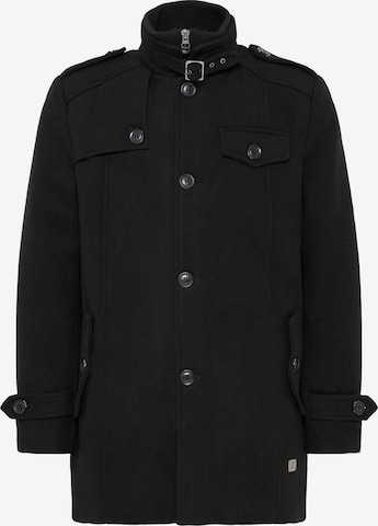 Manteau d’hiver 'Brandan' INDICODE JEANS en noir : devant