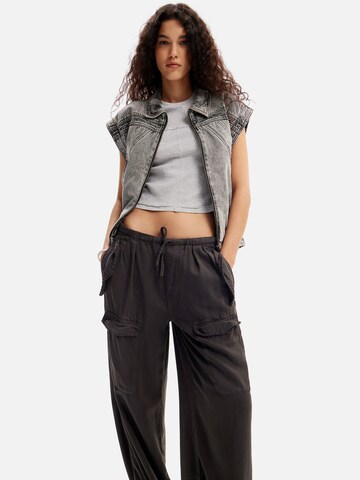 Desigual Wide leg Broek in Zwart