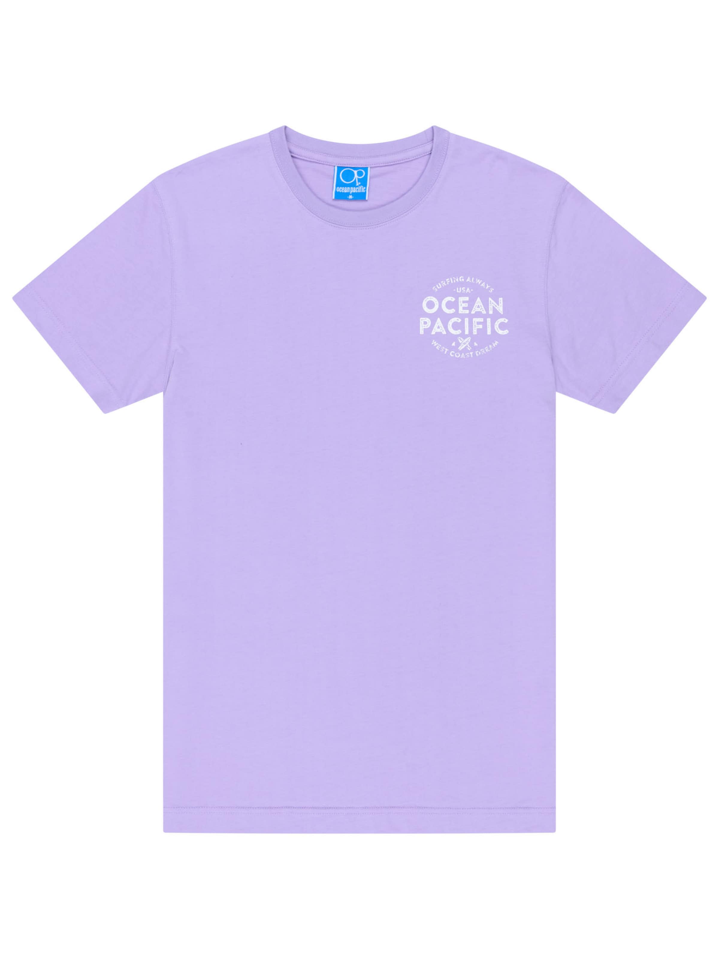 Ocean Pacific Shirt 'Santa Teresa' in Lila: voorkant