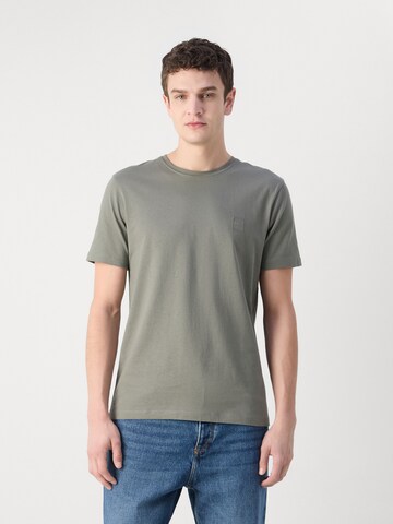 BOSS T-Shirt 'Tales' in Grau: Vorderseite