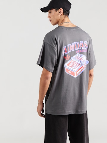 ADIDAS ORIGINALS Футболка 'SARDINES' в Серый: спереди