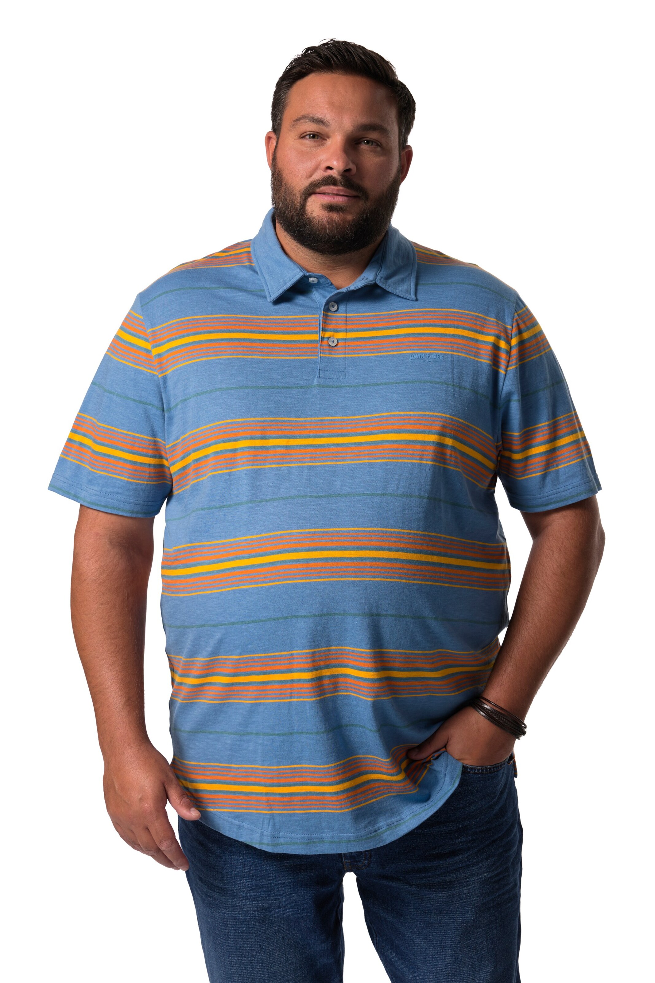 John F. Gee Shirt in Blue: front
