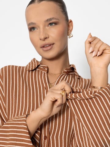 SASSYCLASSY Bluse‌‌‌‌‌‌‌‌‌‌ in Braun