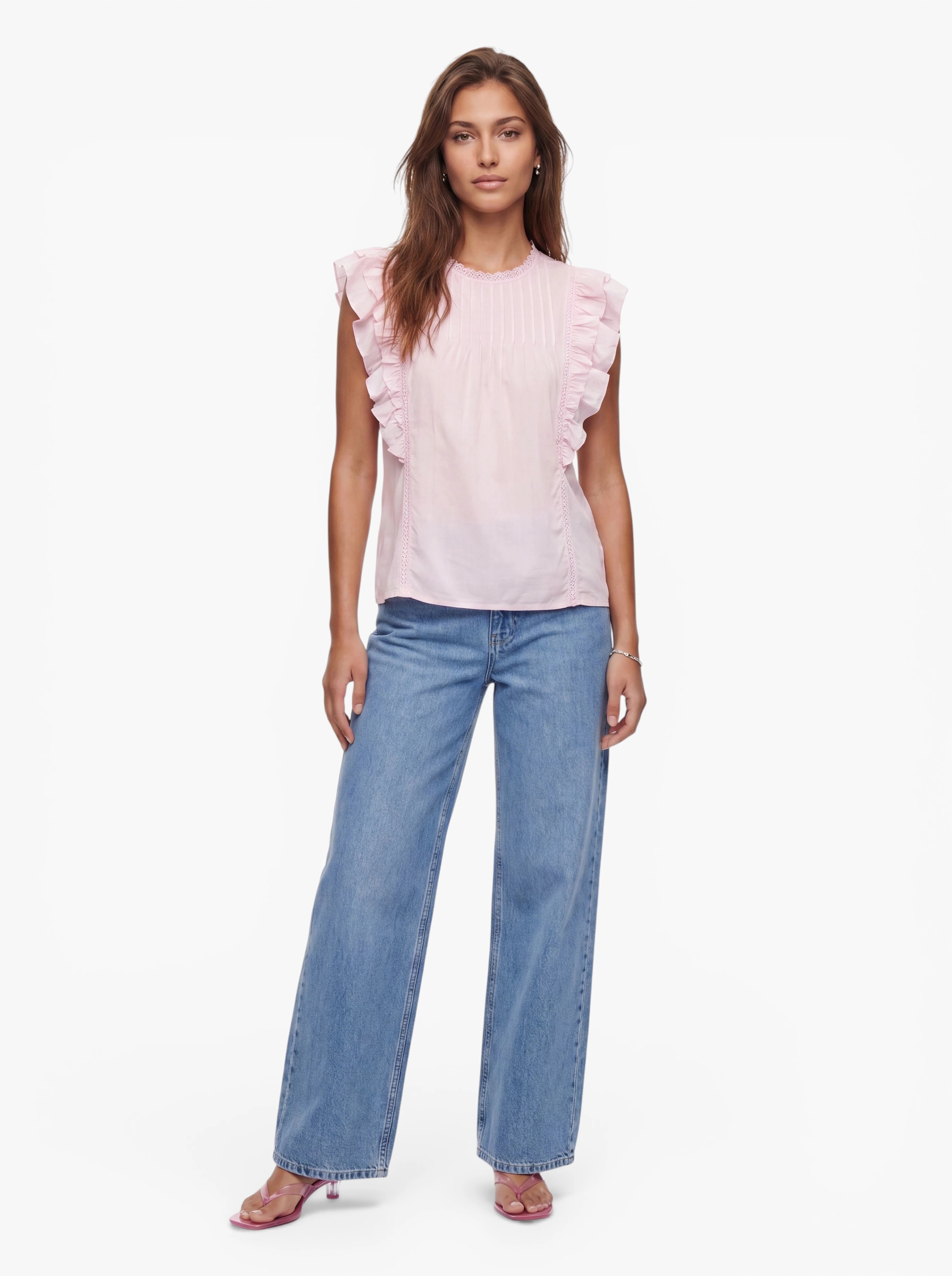 VERO MODA Блузка 'VMBLISS' в Ярко-розовый