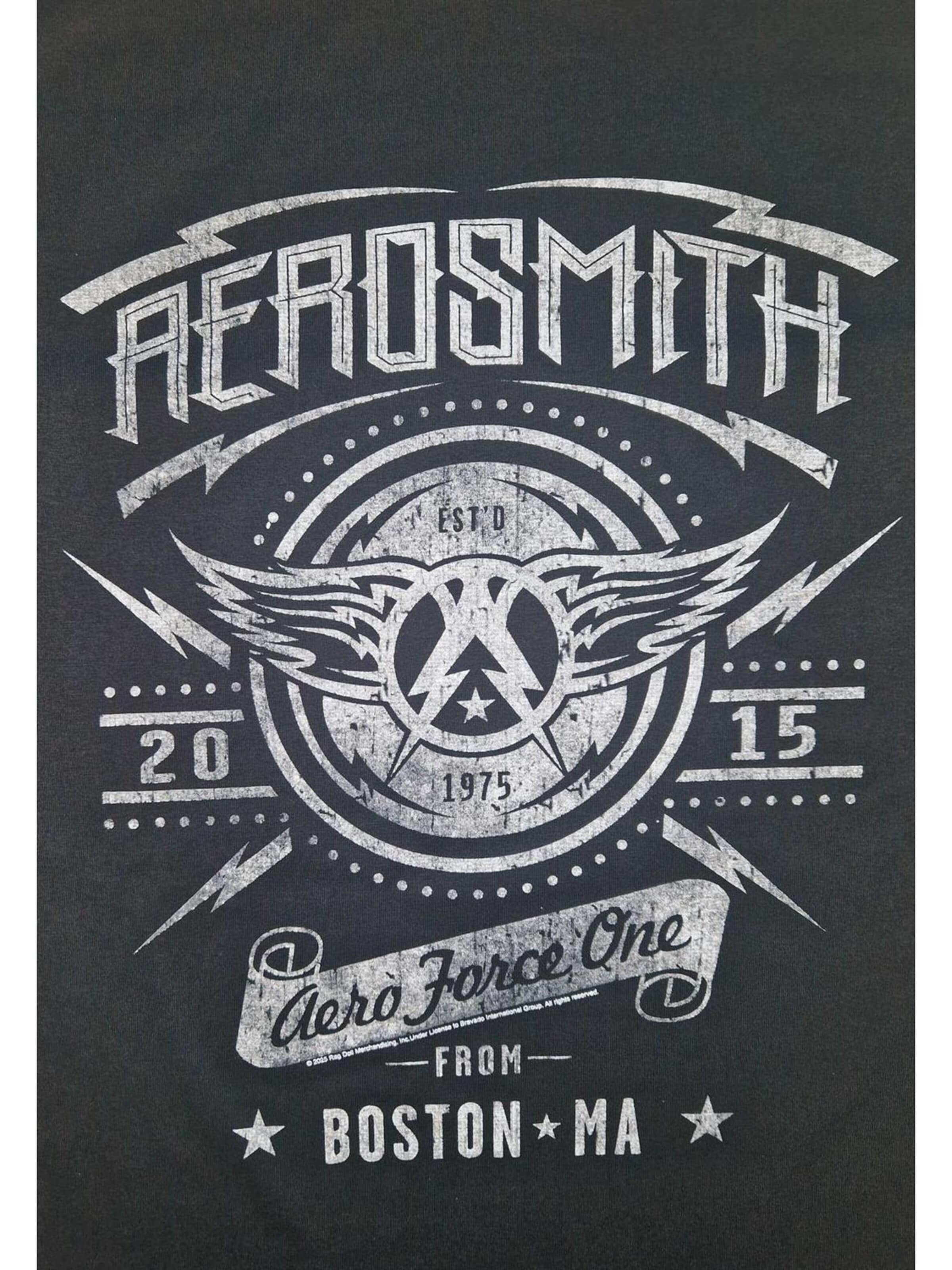 Aerosmith Shirt 'Aerosmith Aero Force One T-Shirt'‌‌‌‌‌‌‌‌ in Schwarz