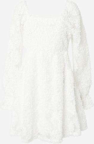 Robe de cocktail 'KIRA' PIECES en blanc : devant