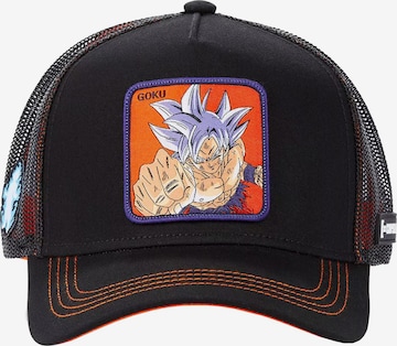 Casquette 'Capslab Dragon Ball Super Goku Trucker Cap' Capslab en noir : devant