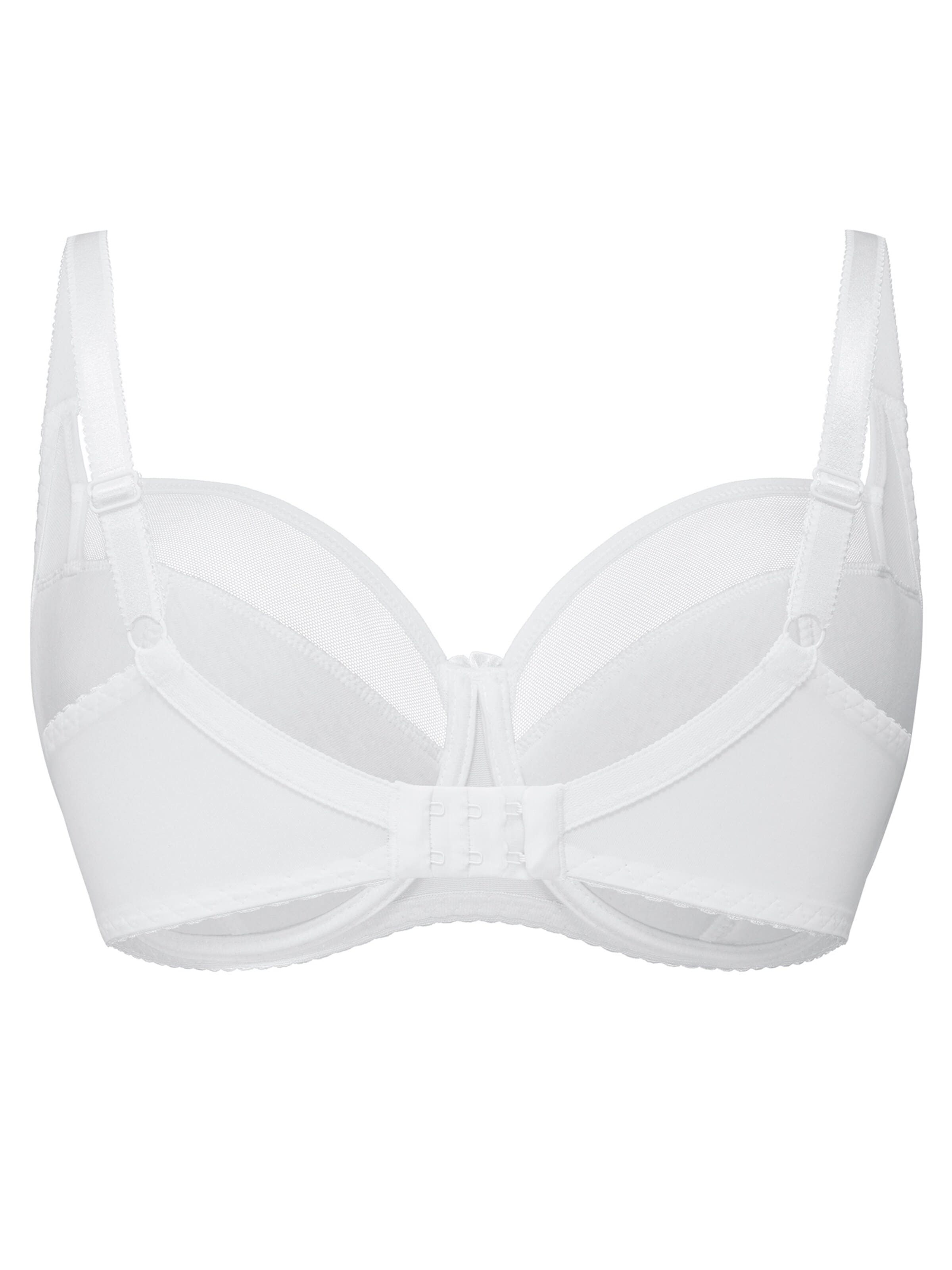 Azal T-shirt Bra 'Nikola' in White