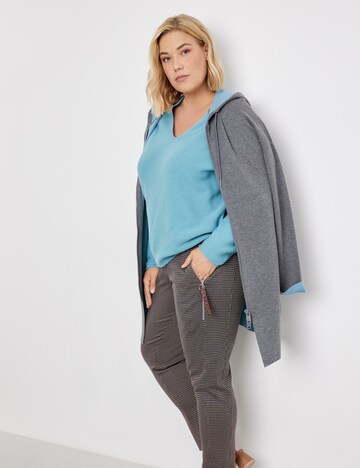 SAMOON Pullover in Blau