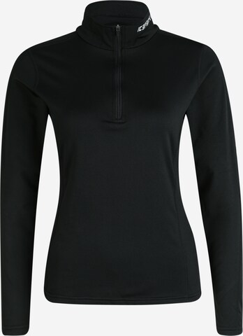 ICEPEAKregular Sportski pulover 'FAIRVIEW' - crna boja: prednji dio