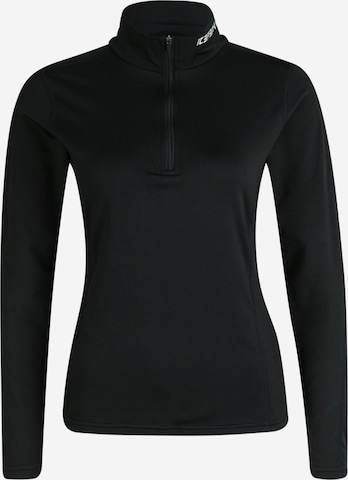 ICEPEAK Regular Base Layer 'FAIRVIEW' in Schwarz: predná strana