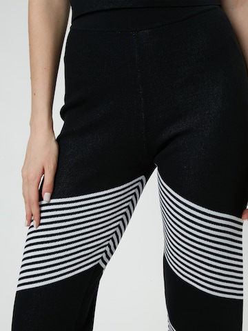 Loosefit Pantaloni di Influencer in nero