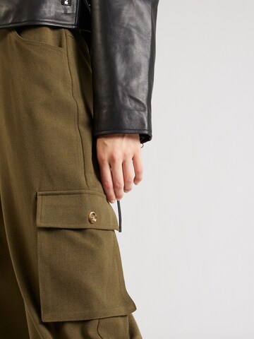 Wide leg Pantaloni cargo di Nasty Gal in verde