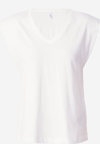 Tricou 'ONLHENRIETTA' de la ONLY pe alb: față