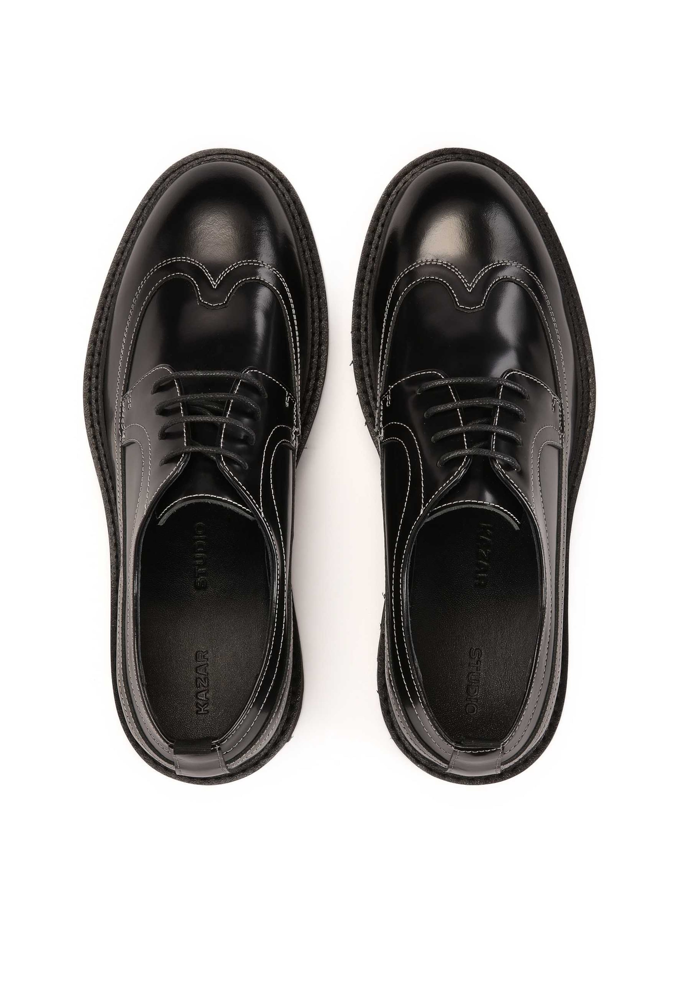 Kazar Studio Обувки с връзки в черно