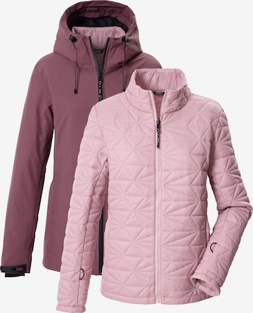KILLTEC Funktionsjacke in Lila: Vorderseite