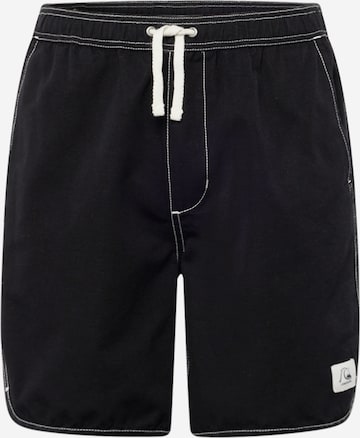 QUIKSILVER Regular Sports trousers 'SCALLOP' in Black: front