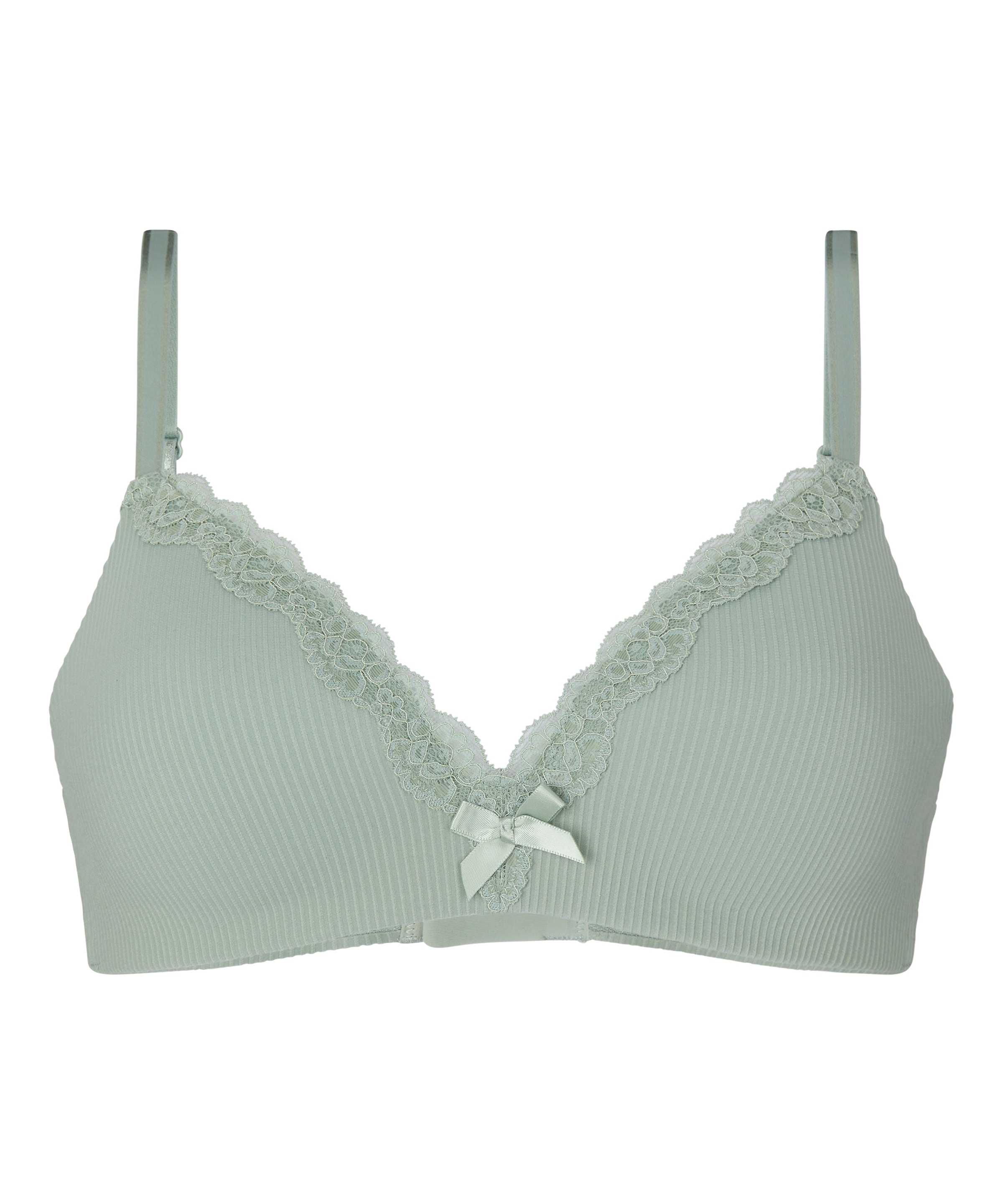 Hunkemöller Minimizer BH 'Lola' in Grün: Vorderseite