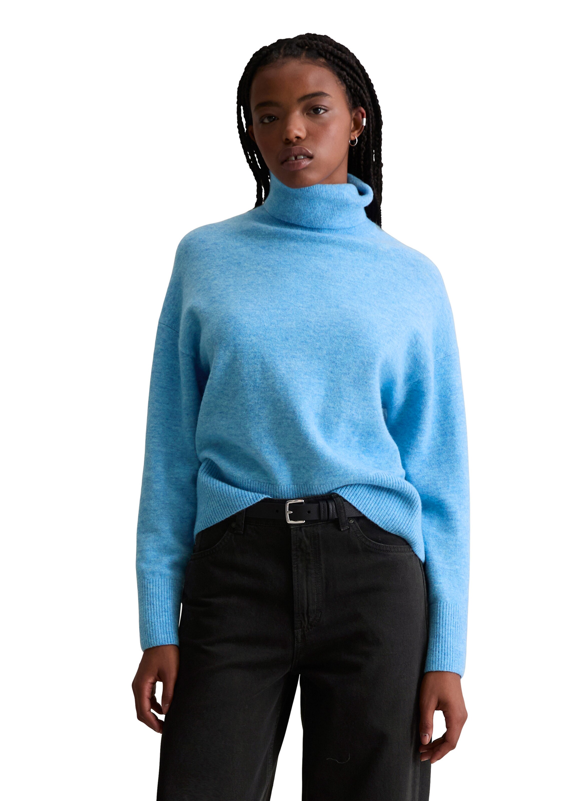 Marc O'Polo DENIM Sweater in Blue: front
