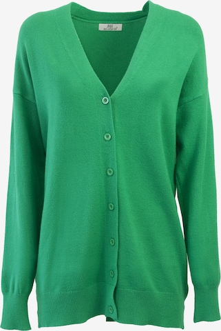 Influencer Knit Cardigan in Green: front