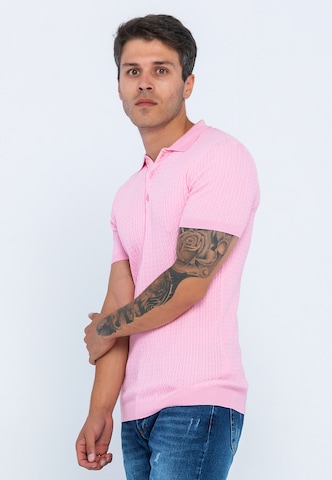 T-Shirt Giorgio di Mare en rose