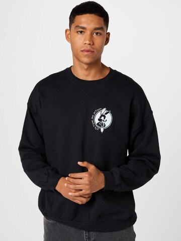 BDG Urban Outfitters Tréning póló 'MAKE IT ALL BETTER' - fekete: elől